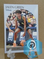 2021-22 Panini Chronicles Draft NBA Hoops Tribute Jalen Green #54